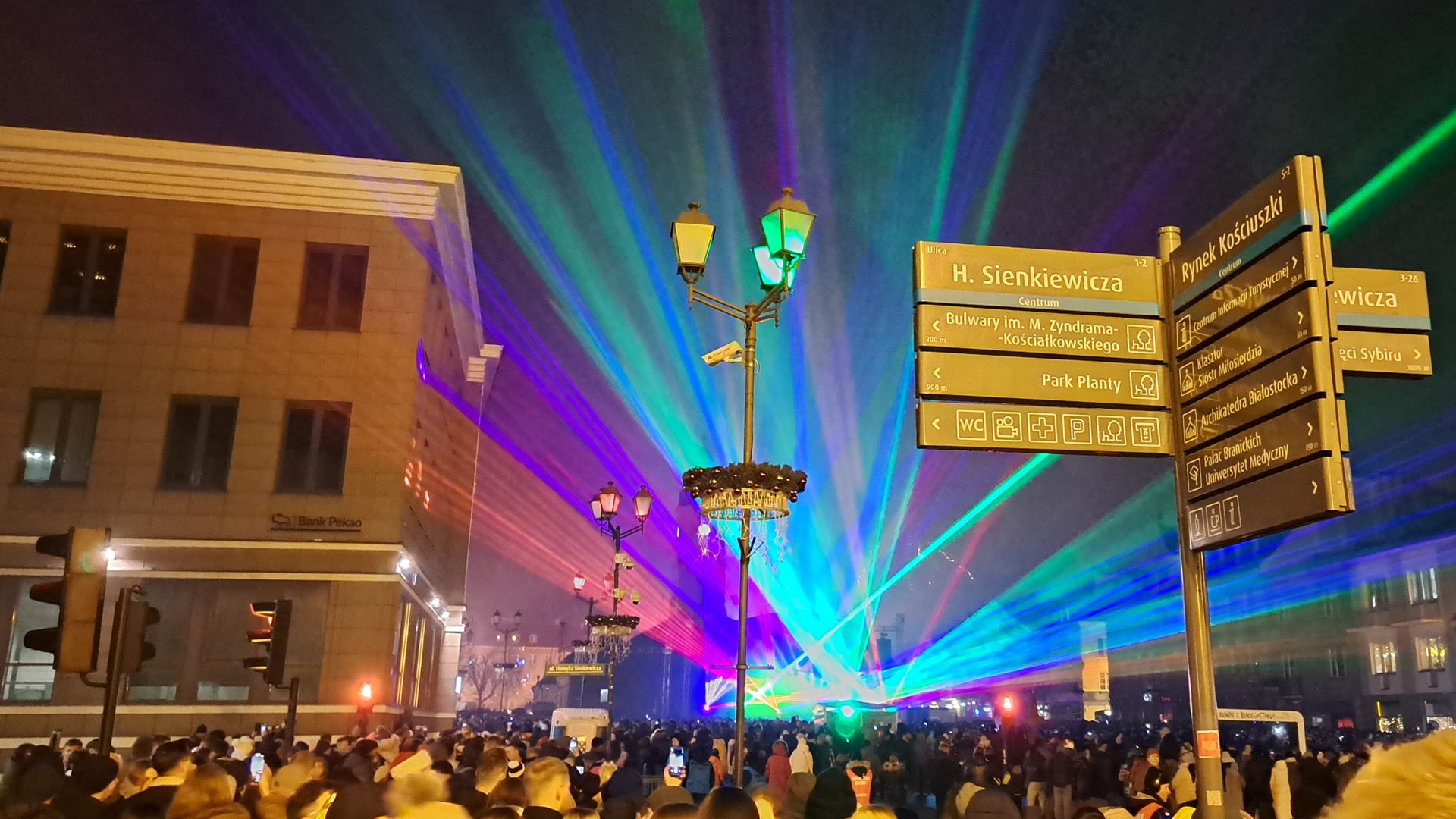 Białostoczanie przywitali rok 2025