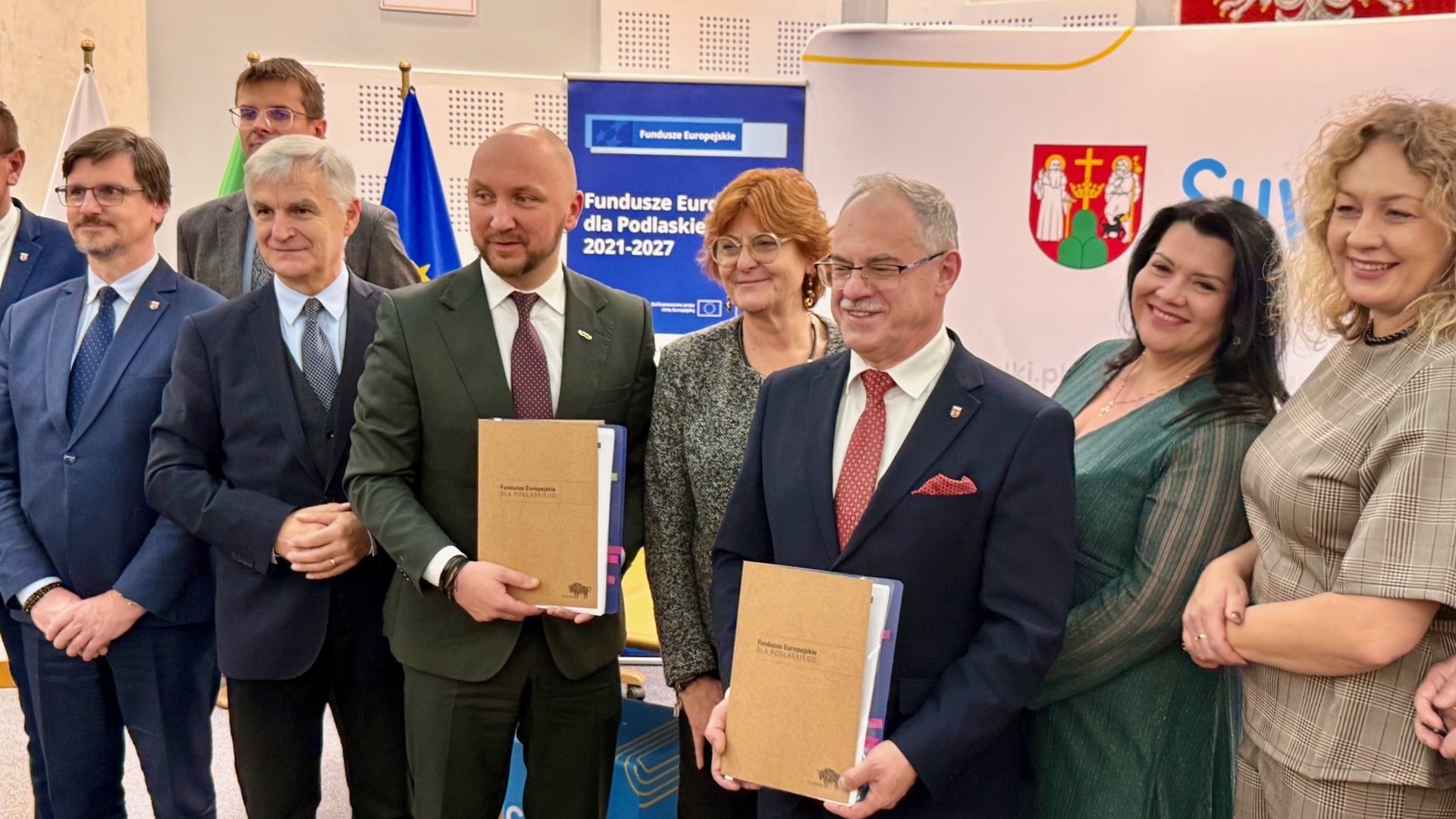 Podpisanie umowy na dofinansowanie Mediateki w Suwałkach, 31.10.2025, fot. Anna Auron-Wasilewska