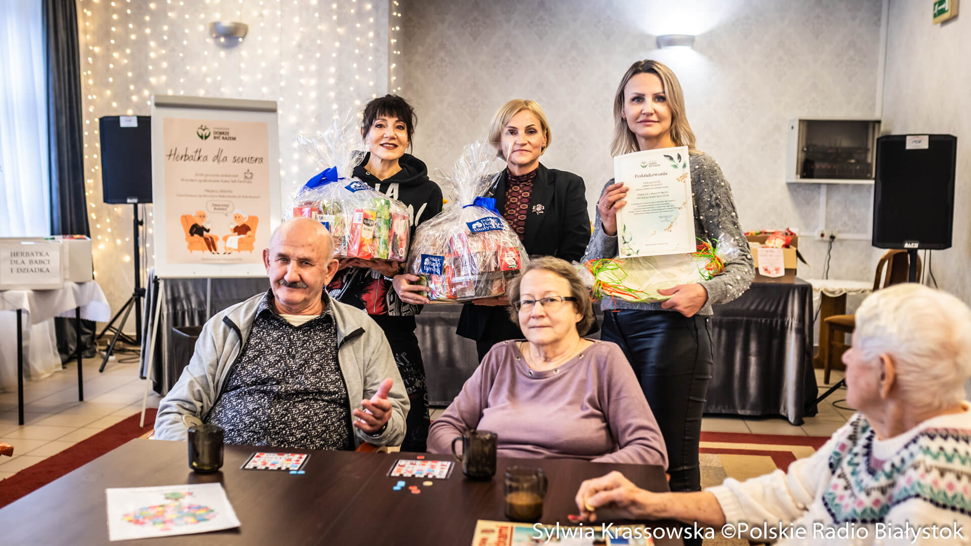 Polskie Radio Białystok przyłączyło się do akcji "Herbatka dla seniora" [zdjęcia, wideo]