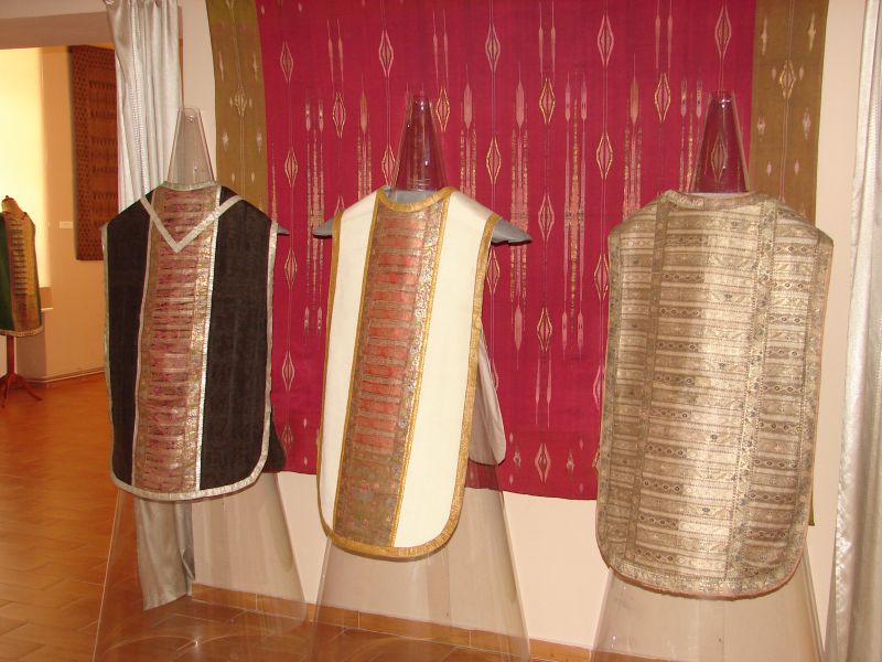 Oryginalne pasy kontuszowe można oglądać w Muzeum Rolnictwa w Ciechanowcu