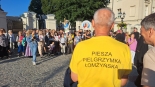Po raz 40. z Łomży wyruszyła piesza pielgrzymka do Częstochowy, 1.08.2024, fot. Adam Dąbrowski