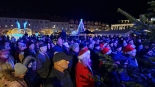 Wigilia miejska na Starym Rynku w Łomży, fot. Adam Dąbrowski