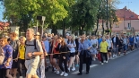 Po raz 40. z Łomży wyruszyła piesza pielgrzymka do Częstochowy, 1.08.2024, fot. Adam Dąbrowski