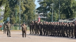 Żołnierze z Suwalszczyzny i Augustowszczyzny na uroczystym apelu, 14.08.2024, fot. Anna Auron-Wasilewska