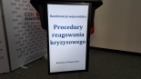 Procedury reagowania kryzysowego, konferencja w CEN, 20.02.2025, fot. Marcin Mazewski