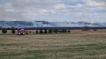Pożar traw w Biebrzańskim Parku Narodowym, 30.03.2025, fot. KP PSP Augustów