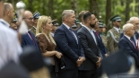 81. rocznica spacyfikowania 9. Pułku Strzelców Konnych AK k. miejscowości Osowe Grzędy, 8.09.2025, fot. Paweł Wądołowski