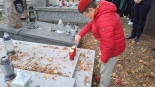 Harcerze odwiedzili groby zasłużonych druhów, 29.10.2024, fot. Marcin Gliński