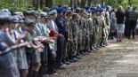 81. rocznica spacyfikowania 9. Pułku Strzelców Konnych AK k. miejscowości Osowe Grzędy, 8.09.2025, fot. Paweł Wądołowski