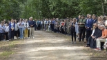 81. rocznica spacyfikowania 9. Pułku Strzelców Konnych AK k. miejscowości Osowe Grzędy, 8.09.2025, fot. Paweł Wądołowski