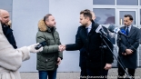 Konferencja prasowa zapowiadająca start Tomasza Frankowskiego w wyborach na wójta Grabówki, 2025.01.13, fot. Sylwia Krassowska