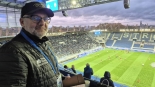 Jerzy Kułakowski przed meczem RC Strasbourg - Jagiellonia Białystok, 23.10.2025, fot. Wojciech Szubzda