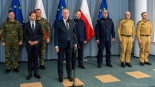 Odprawa służb w Podlaskim Urzędzie Wojewódzkim, 13.01.2025, fot. PUW