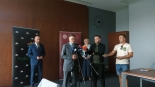 Powstanie BioNanoTechno na UwB, władze uczelni podpisały umowę z zarządem województwa podlaskiego, 15.09.2025, fot. Marcin Gliński