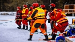 Ćwiczenia strażaków z działań na lodzie, 19.02.2025, fot. Sylwia Krassowska