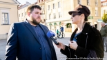 Protest przedsiębiorców w Białymstoku, 29.03.2025, fot. Sylwia Krassowska